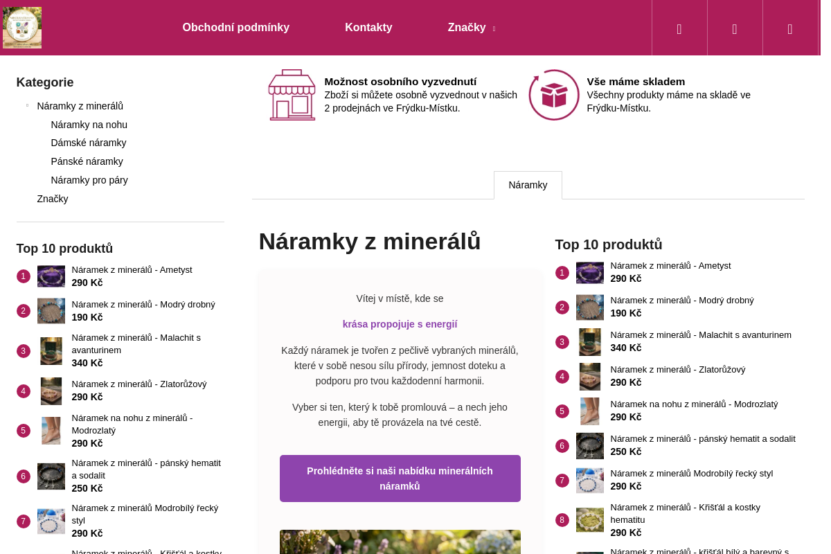 Mineralnaramky.cz