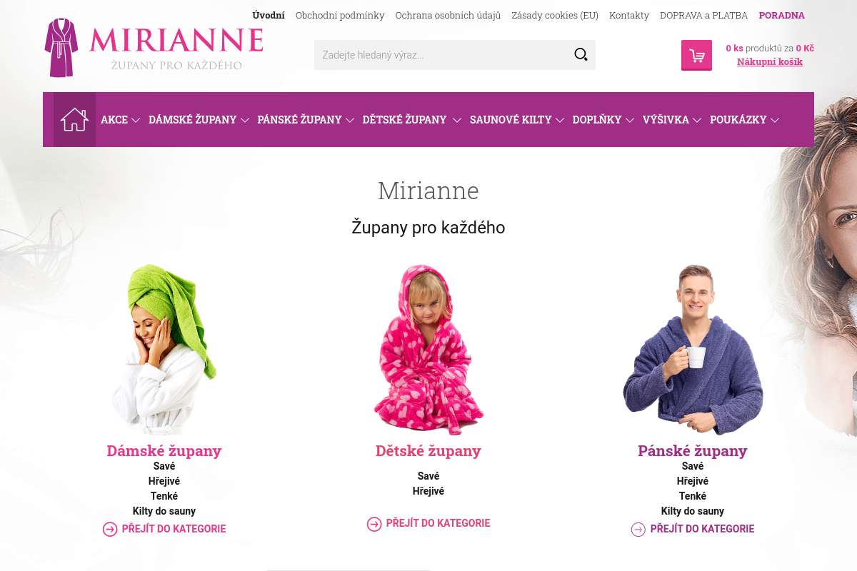 Mirianne - župany pro každého