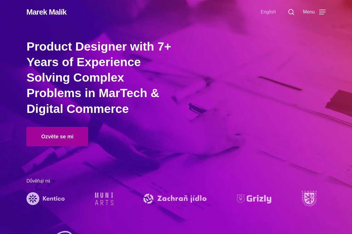 Marek Malík – Product Designer
