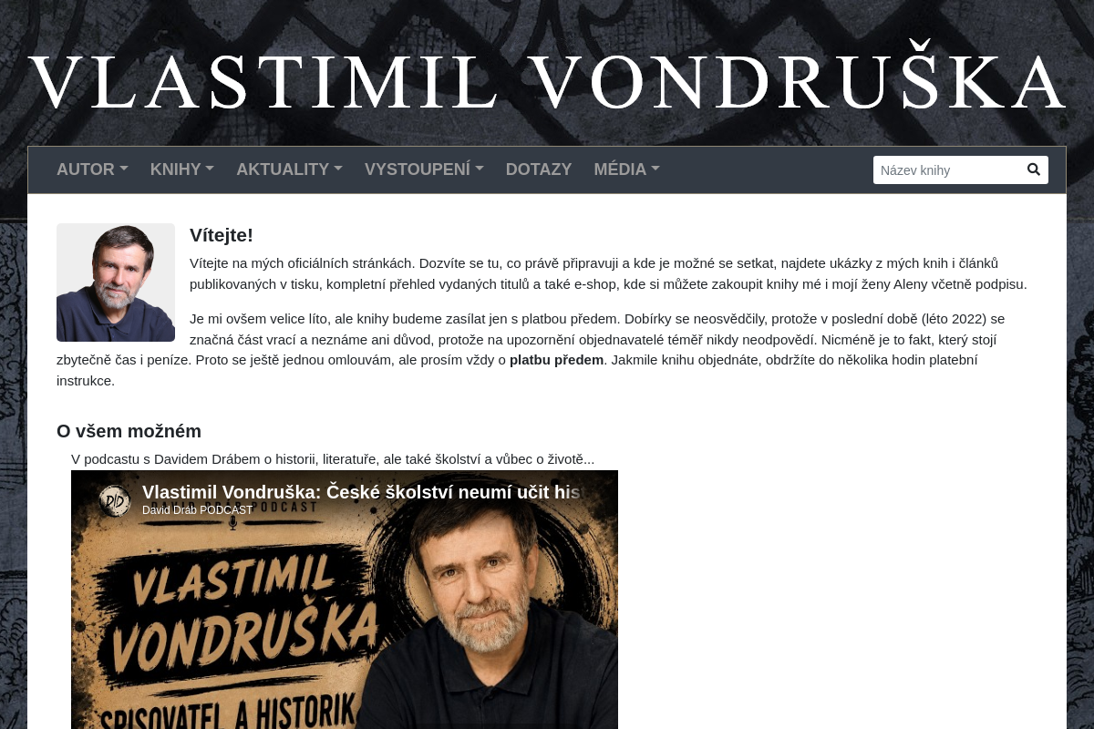 Vlastimilvondruska.cz