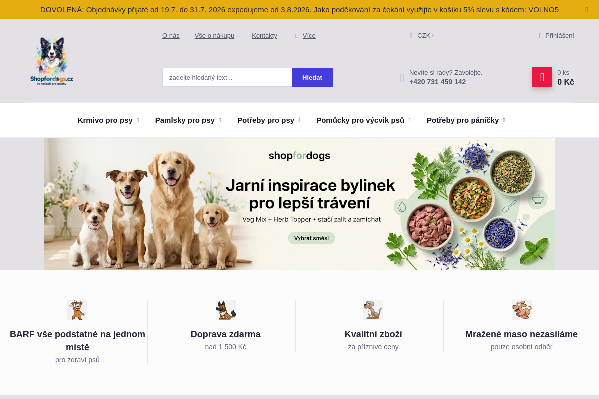 Shopfordogs.cz