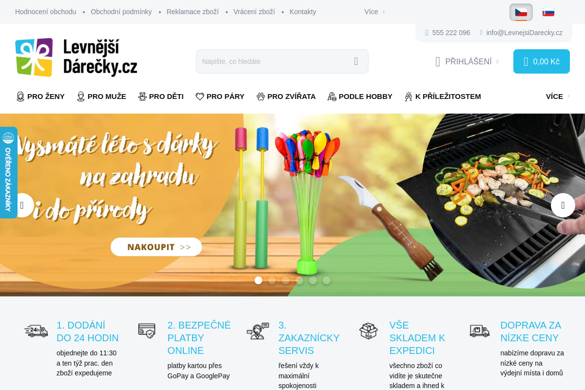 LevnejsiDarecky.cz