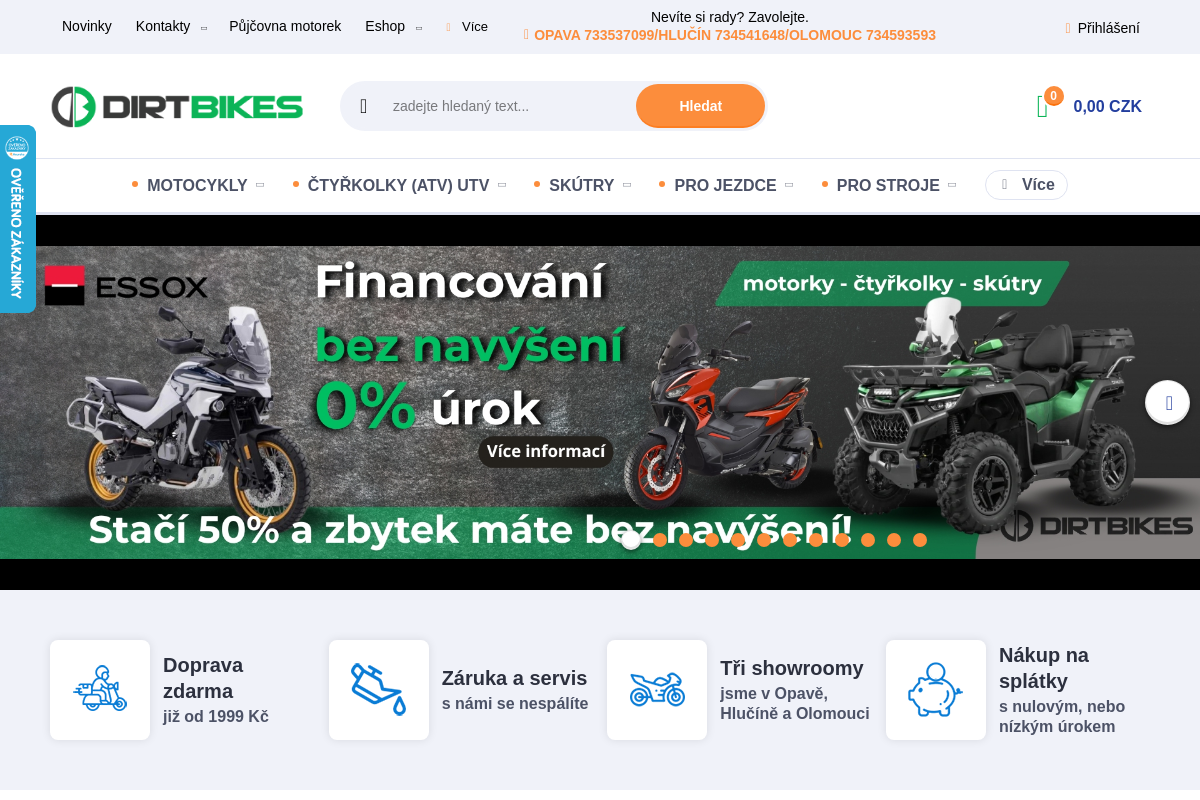 E-shop - Dirtbikes.cz