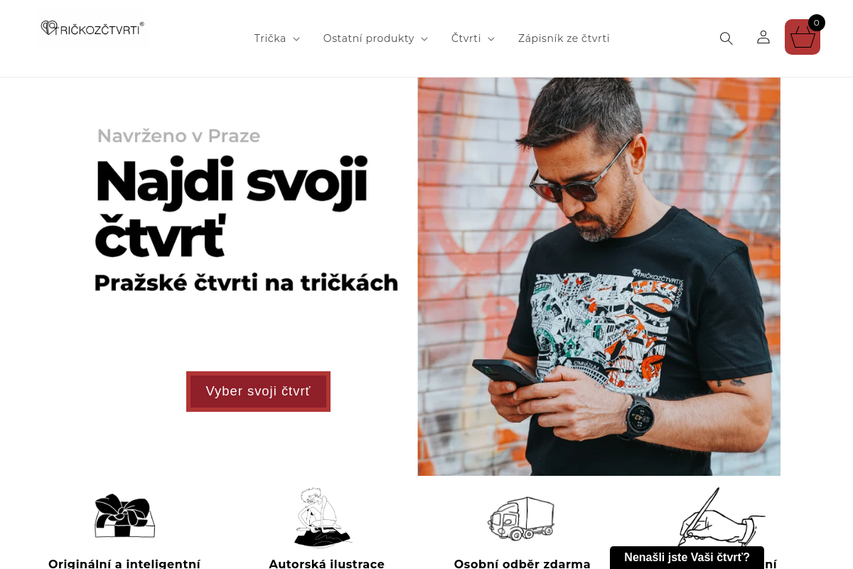 Tričko z čtvrti