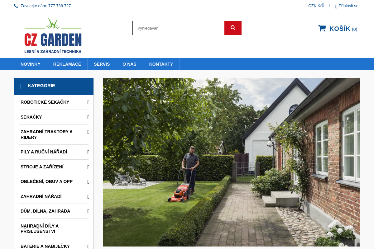 CZ GARDEN - prodejna Husqvarna a STIGA Hranice