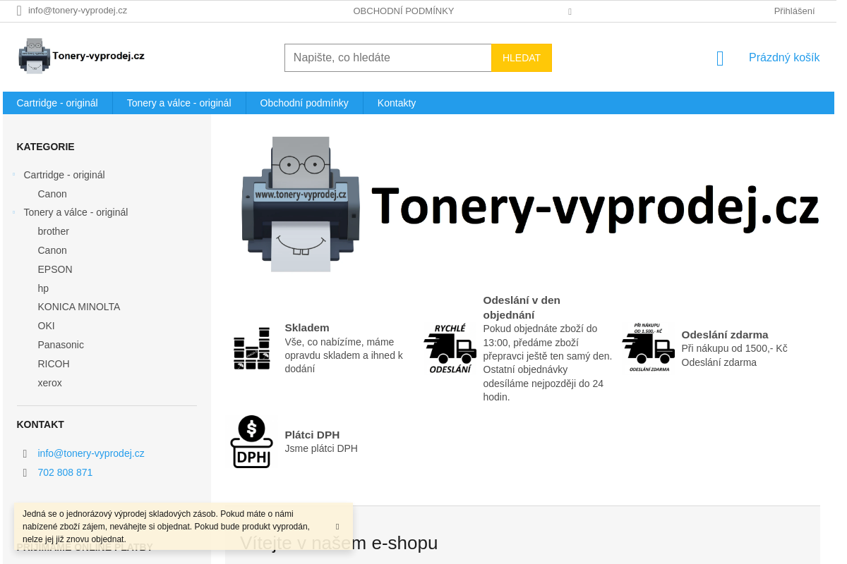 Tonery-vyprodej.cz