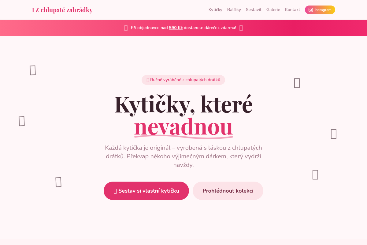 Z chlupaté zahrádky