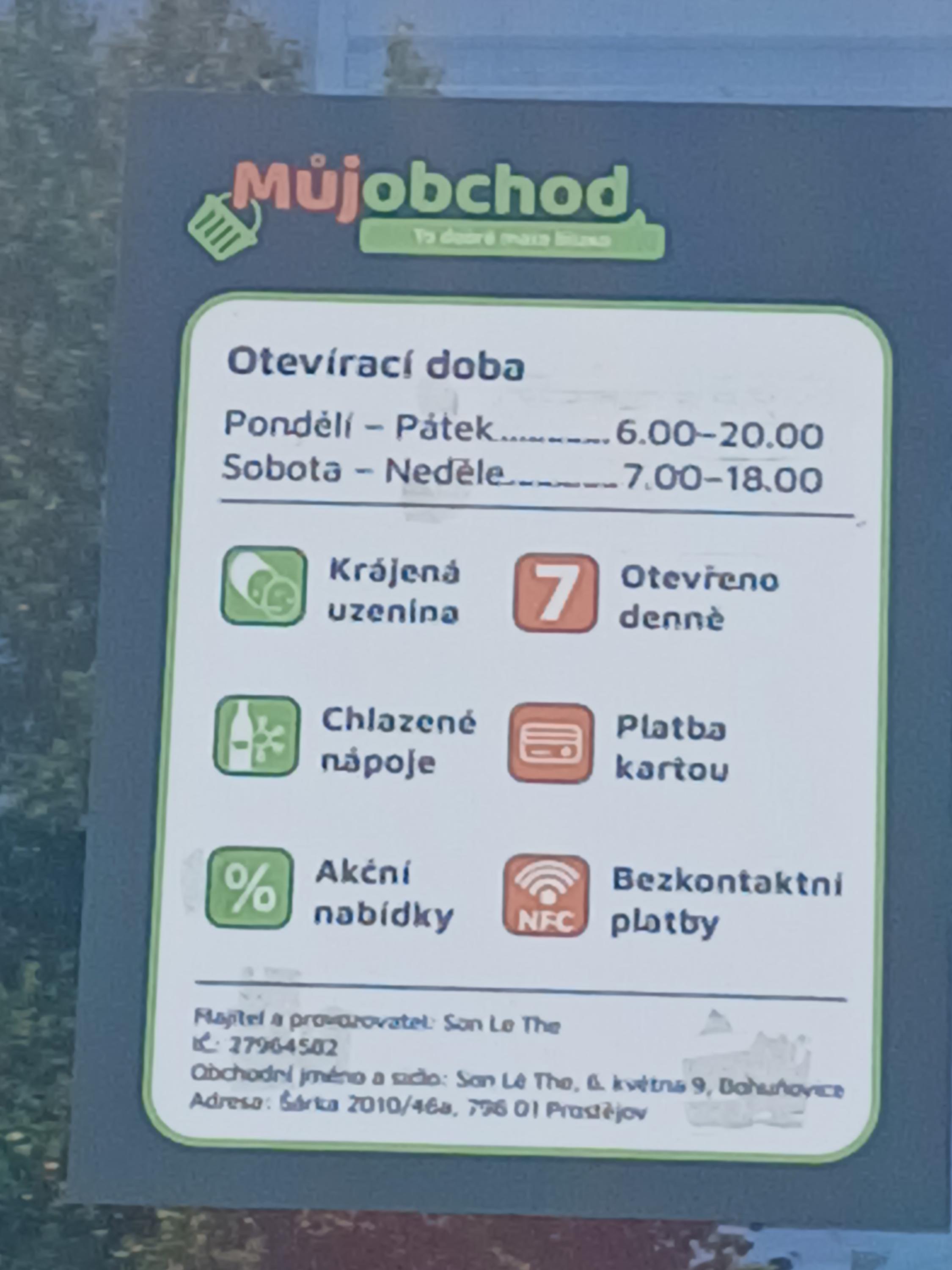 Můj obchod - Potraviny Večerka Na Šárce foto 4