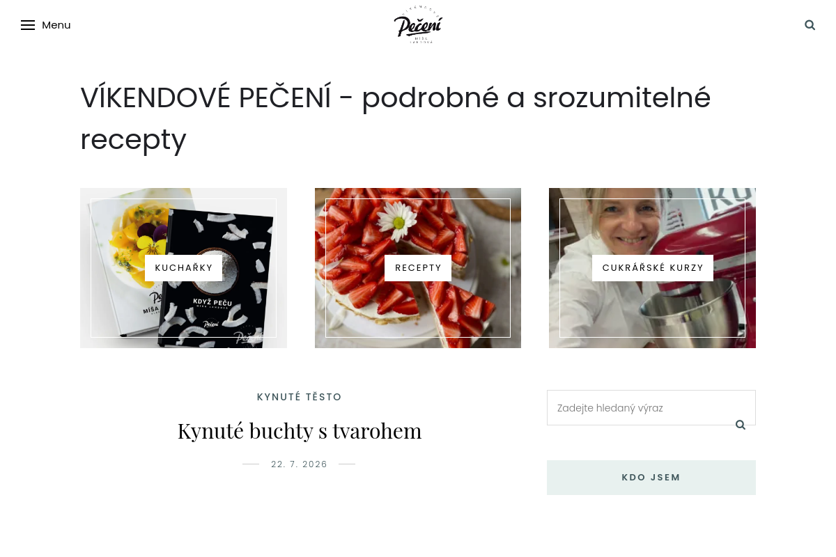 Víkendové pečení Míša Landová