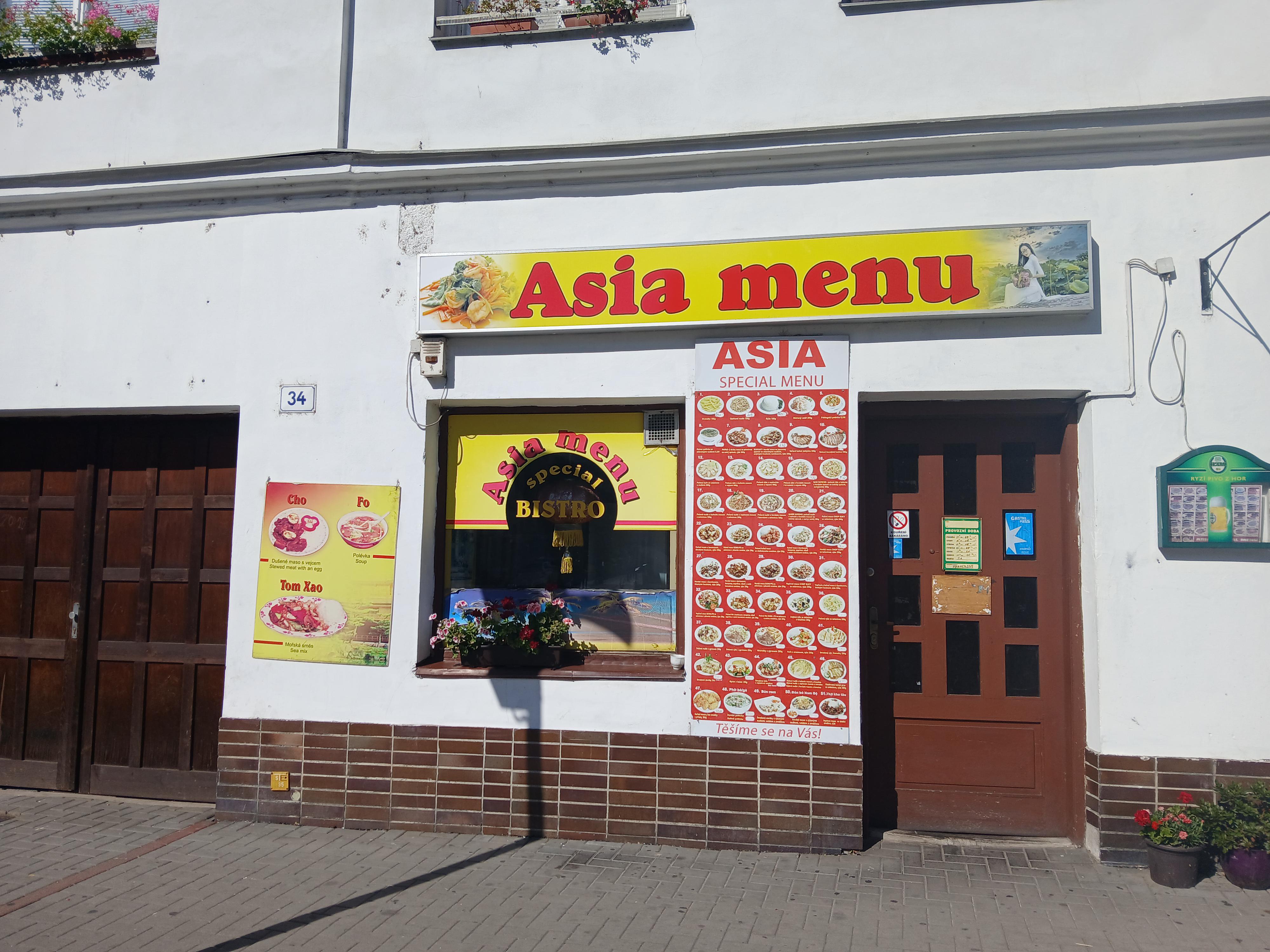 Asia Special Menu