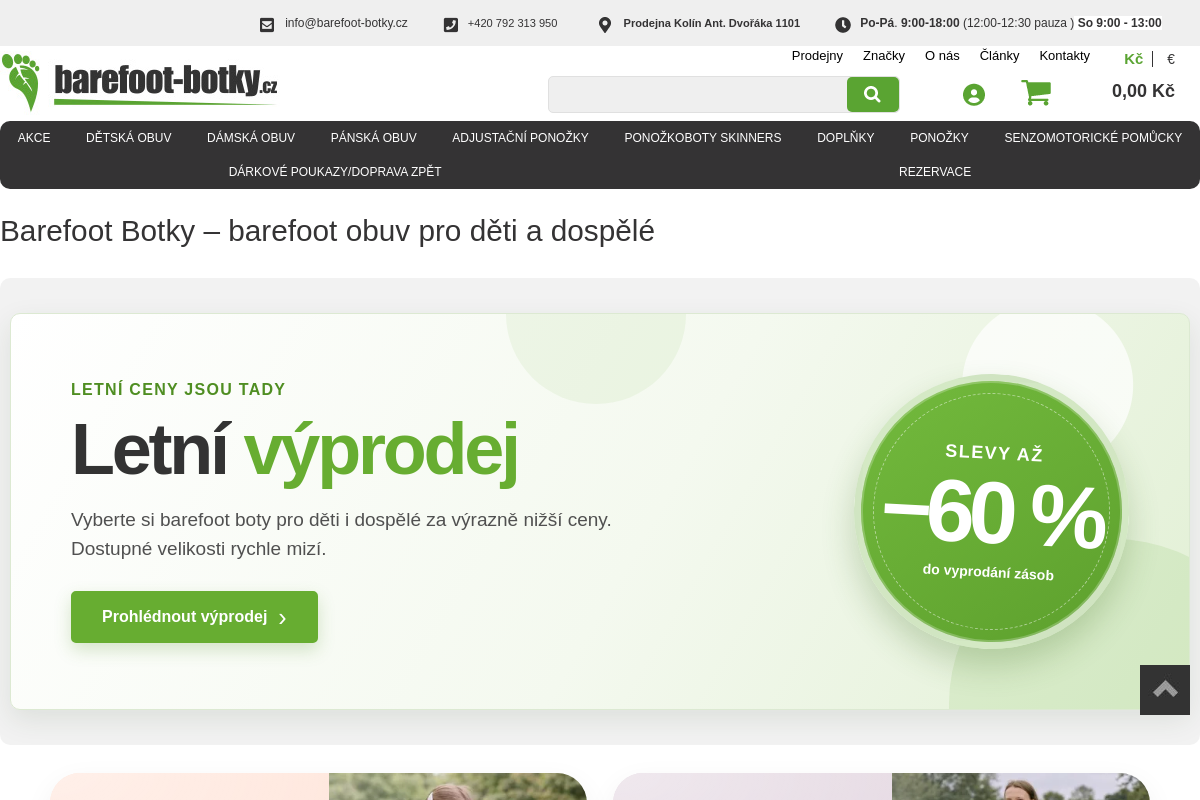 Barefoot botky