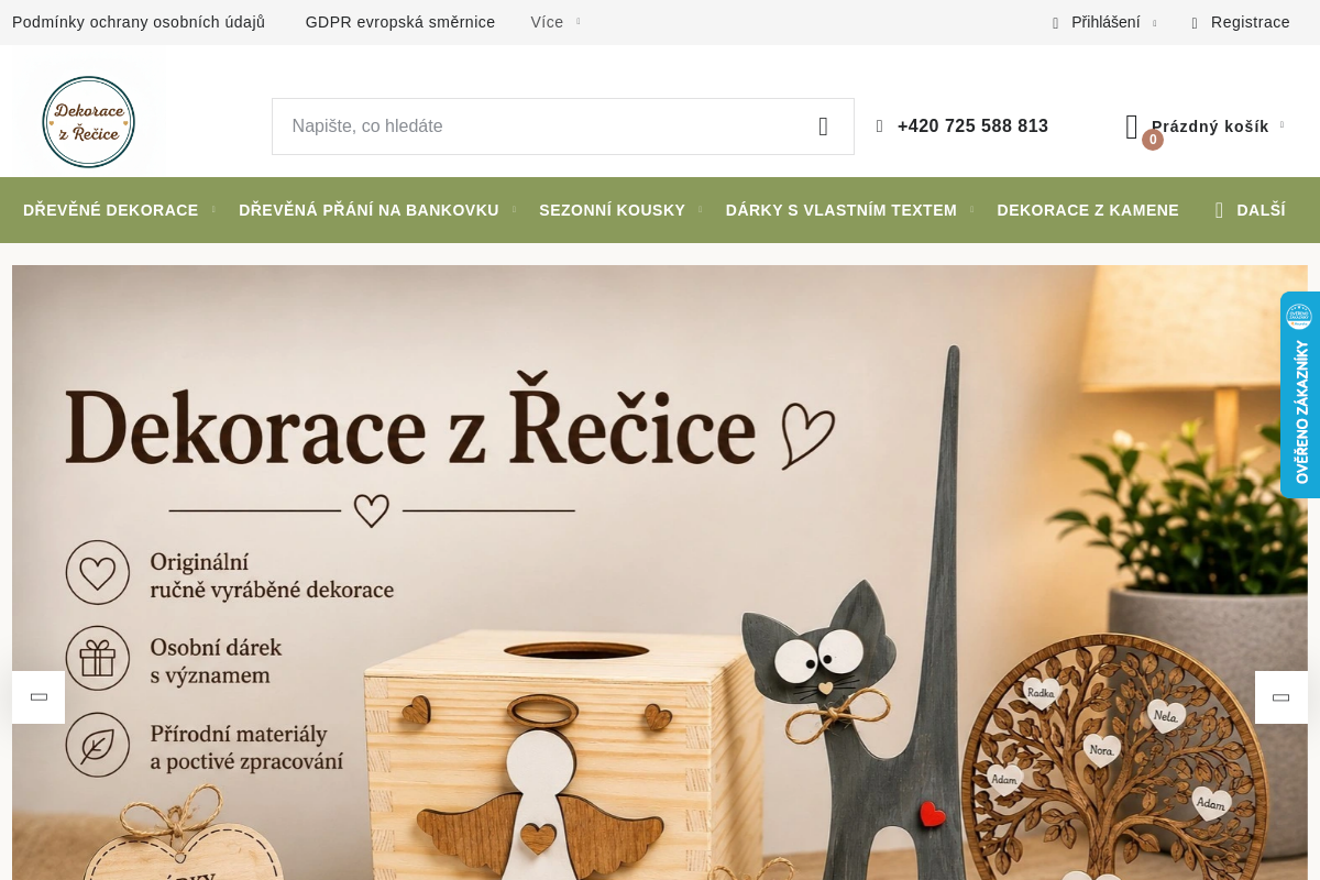 Dekorace z Řečice