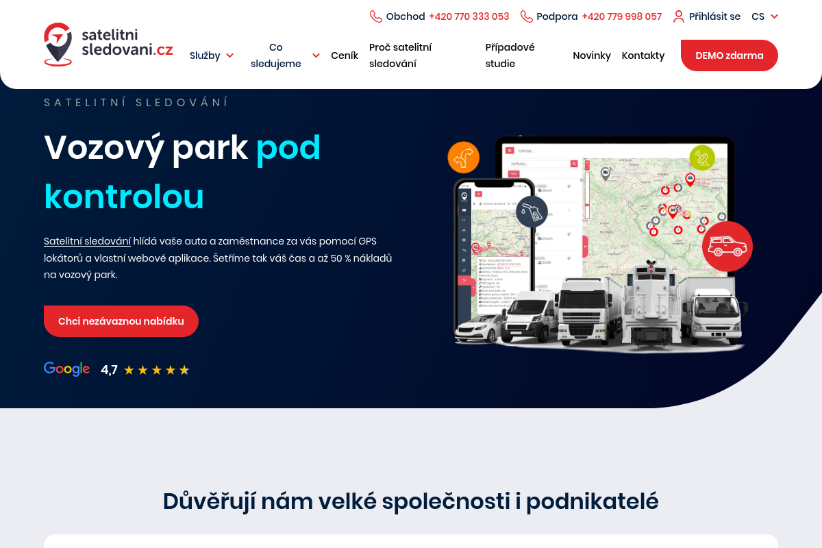 Satelitní sledování