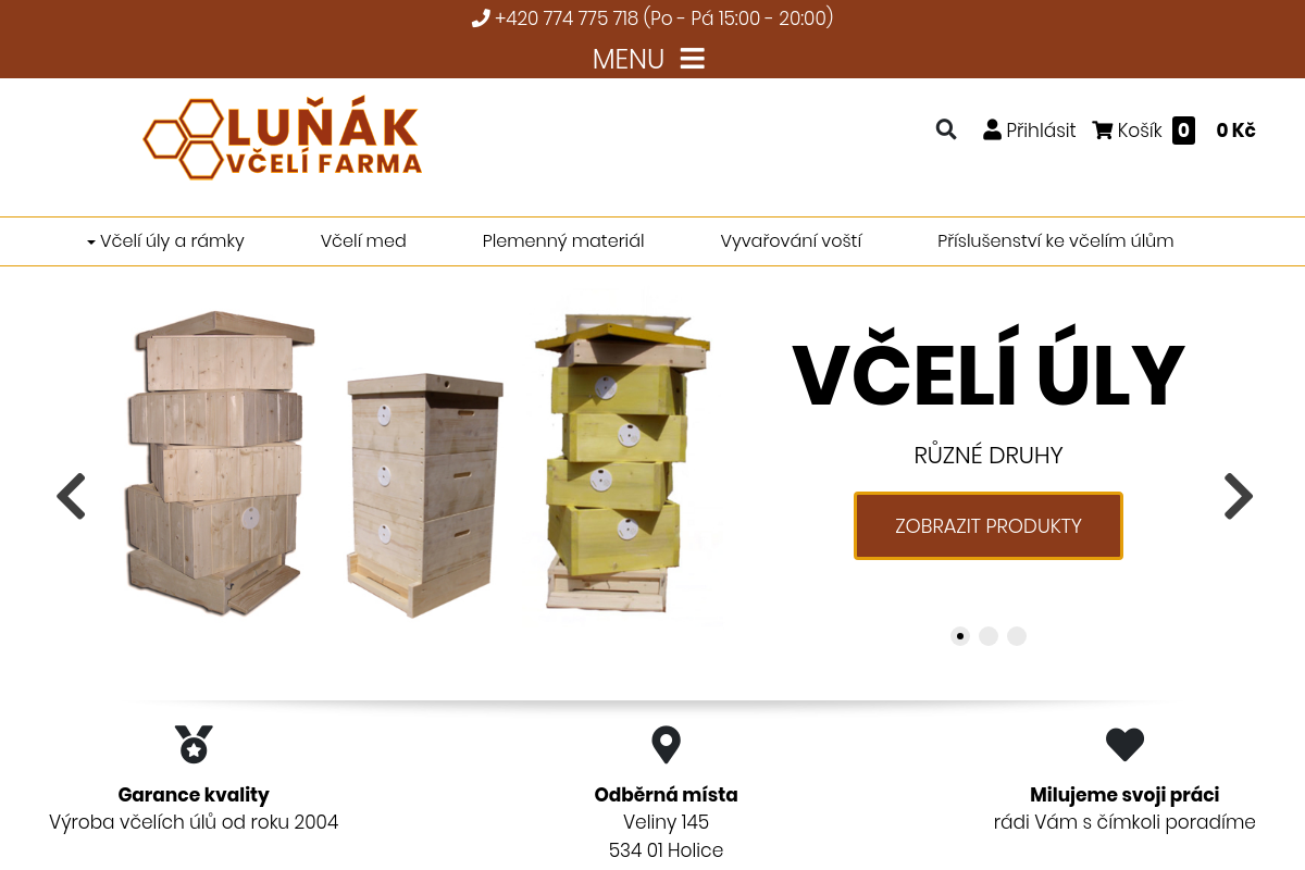 Vcelifarmalunak.cz
