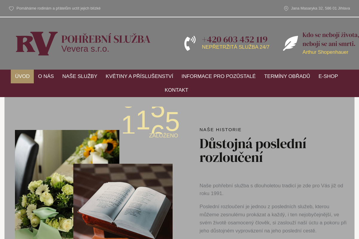 RV Pohřební služba Vevera s.r.o.