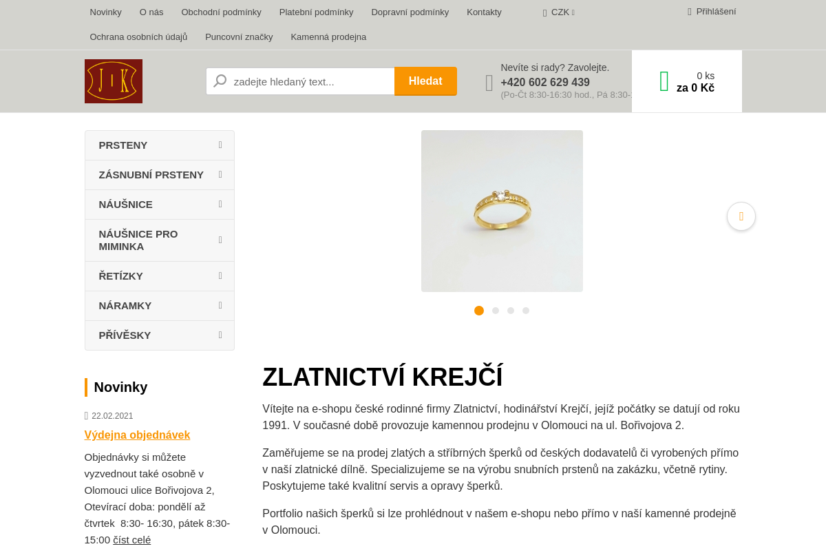Zlatnictví Krejčí