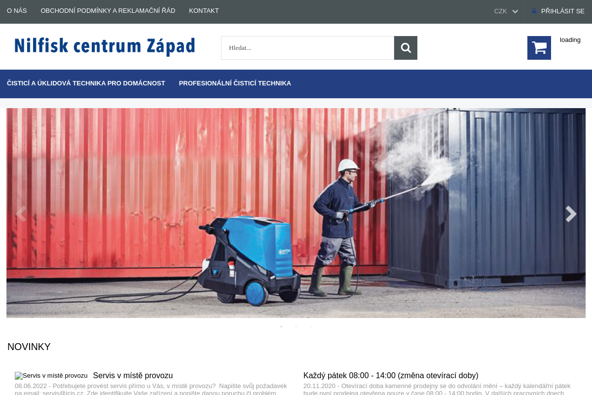 Nilfisk centrum Západ
