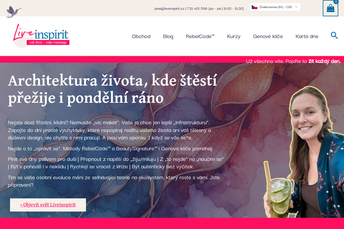 Liveinspirit - Genové klíče - Jana Mráčková