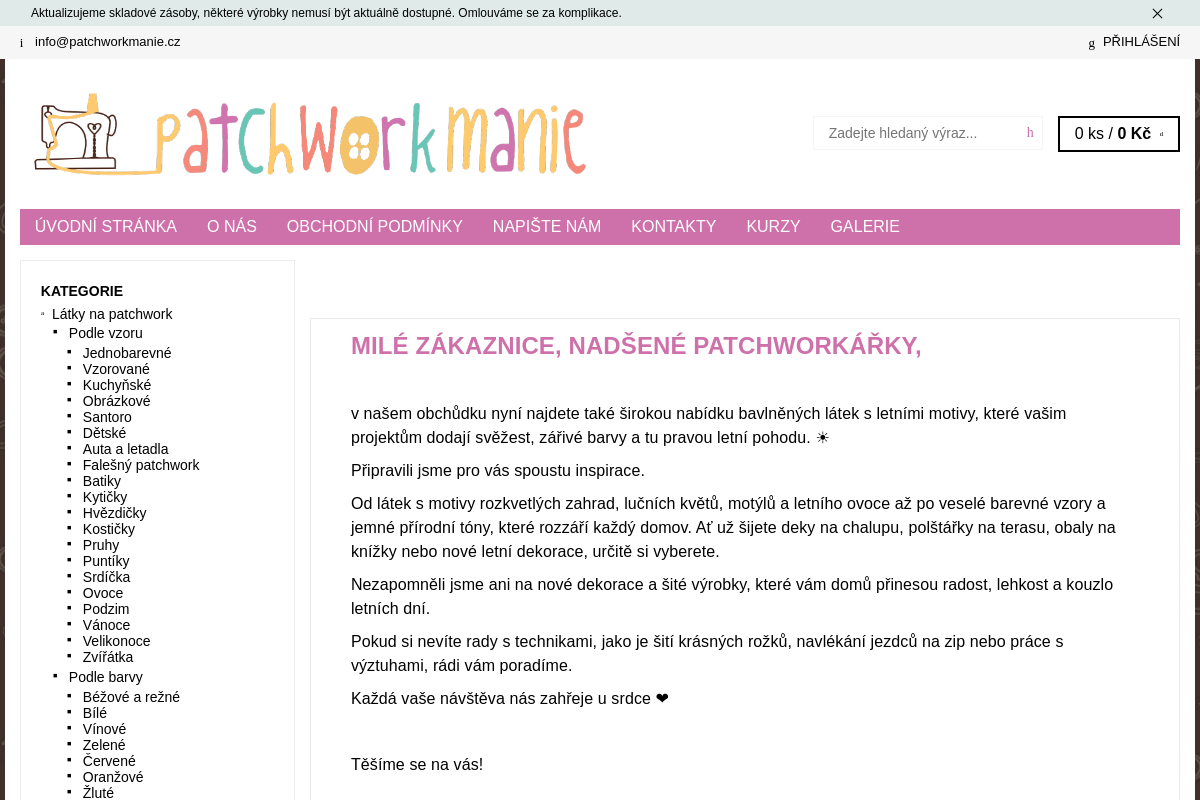 Patchworkmanie.cz