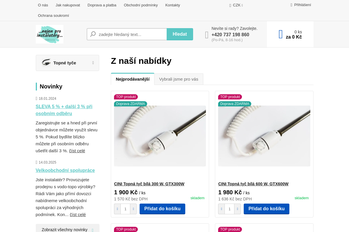 Nejen pro instalatéry, ROVES s.r.o.