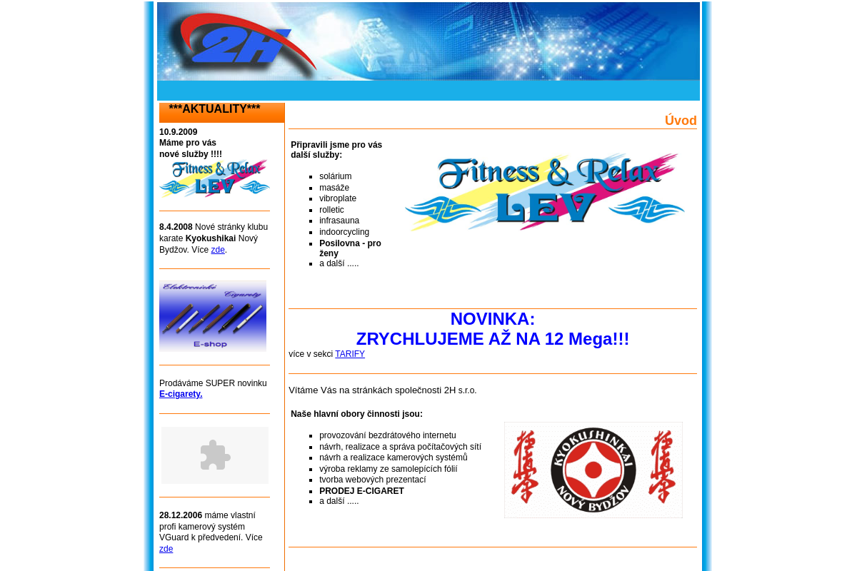 Tvorba webů 2H