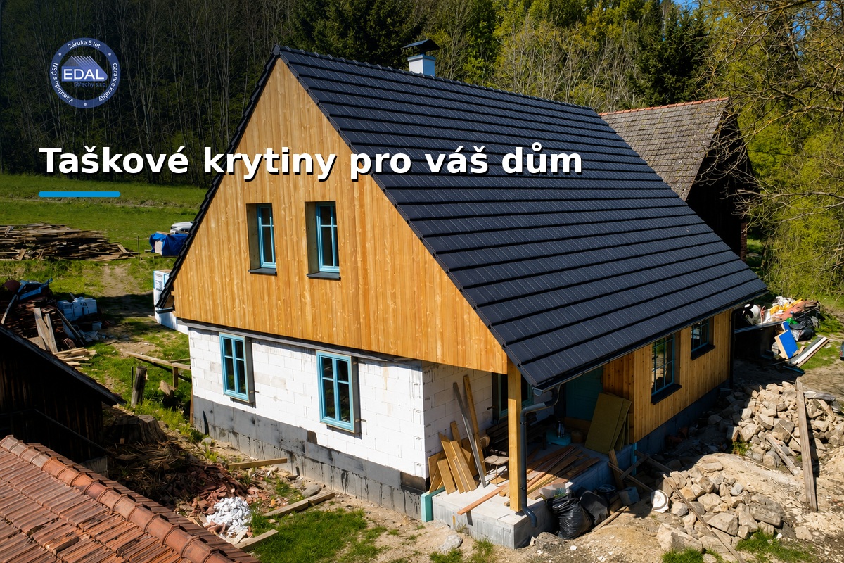 Taškové krytiny pro váš dům