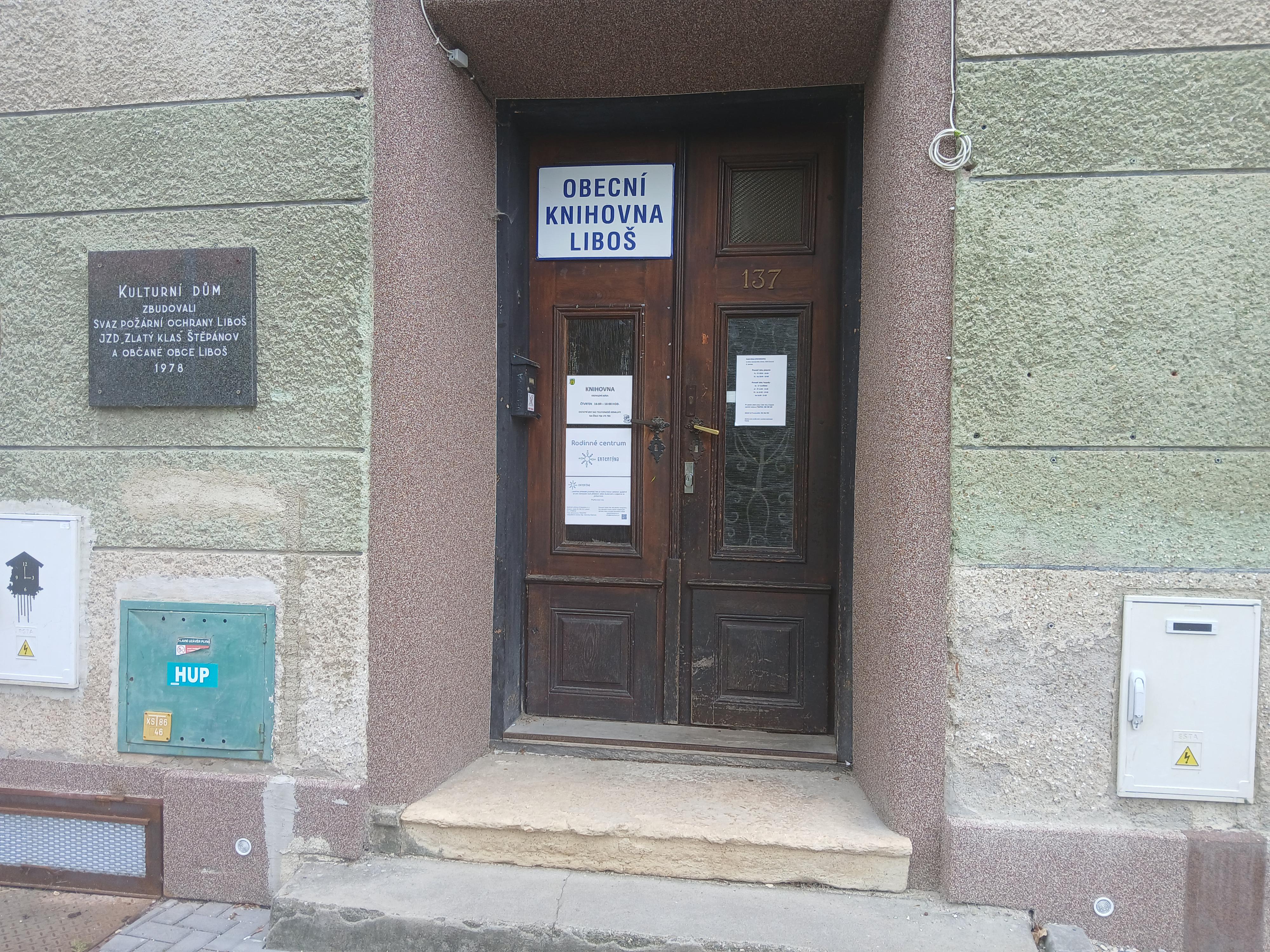 Obecní knihovna Liboš
