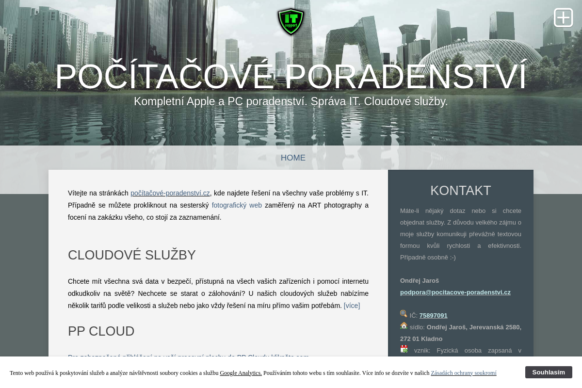 Počítačové poradenství Ondřej Jaroš