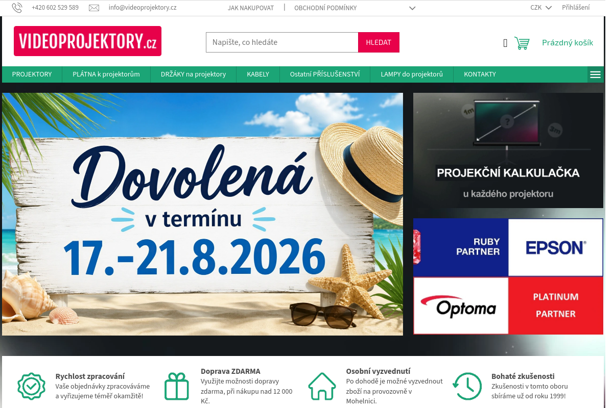 Videoprojektory.cz