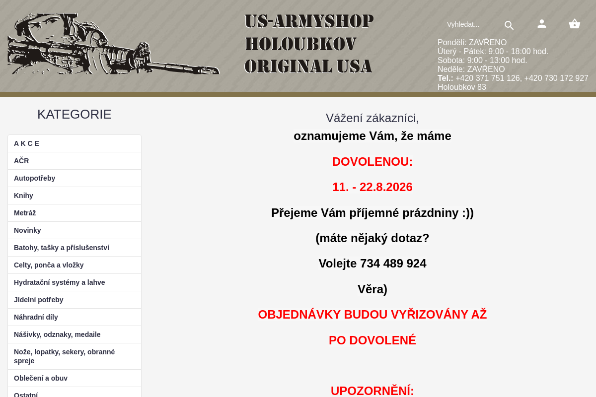 Us-armyshop.cz