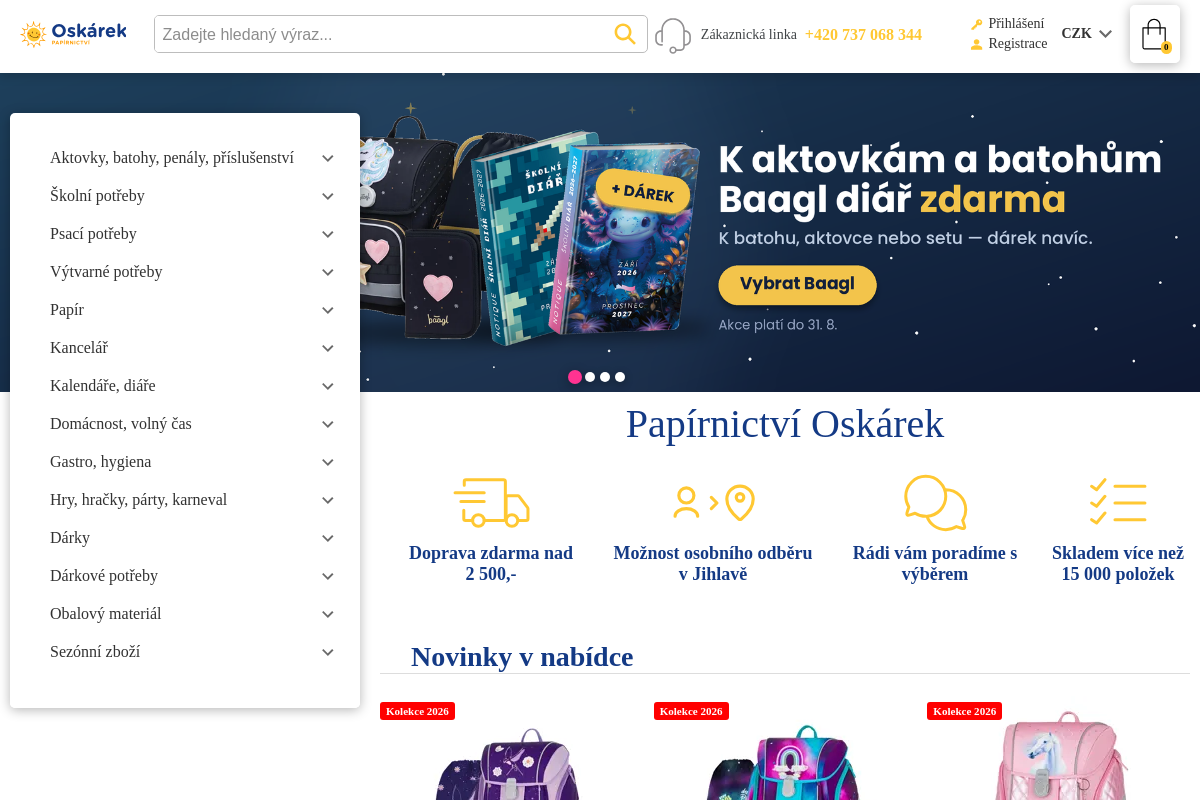 Papírnictví Oskárek