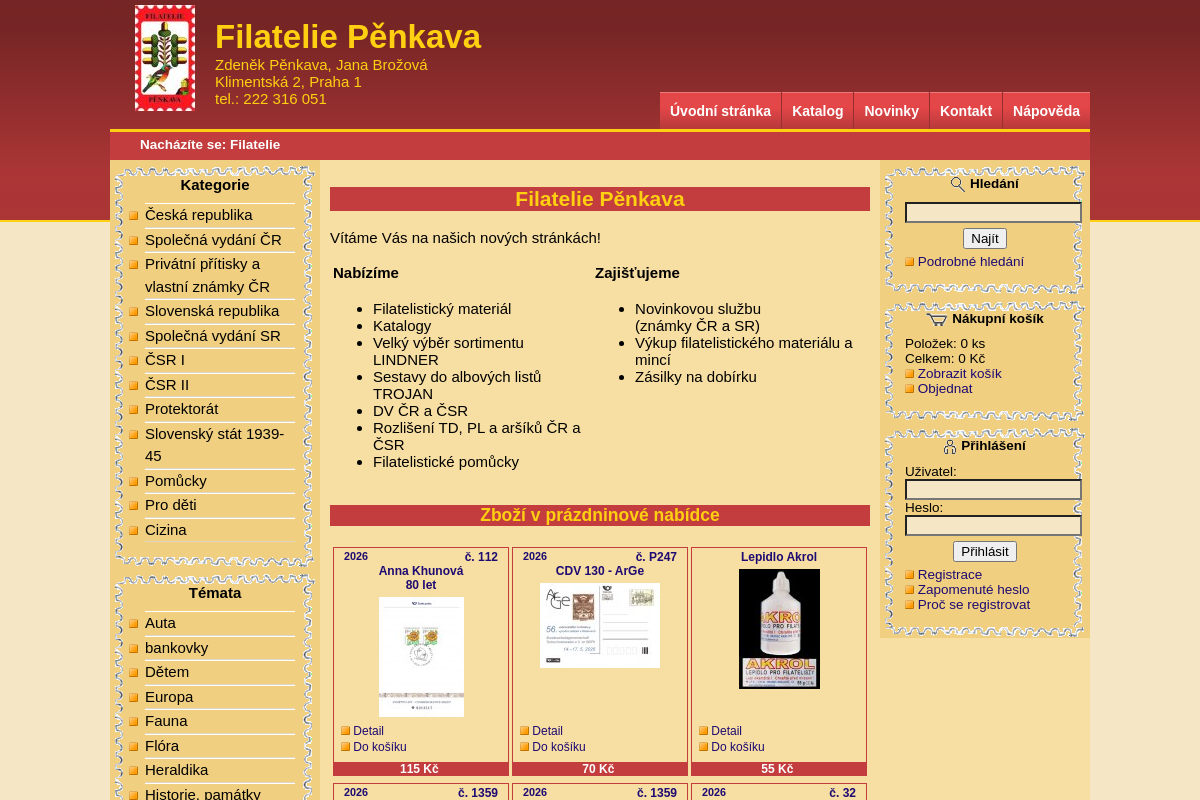 Filateliepenkava.cz