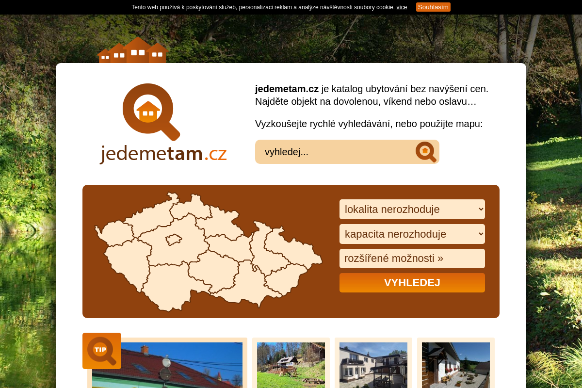 jedemetam.cz - katalog ubytování