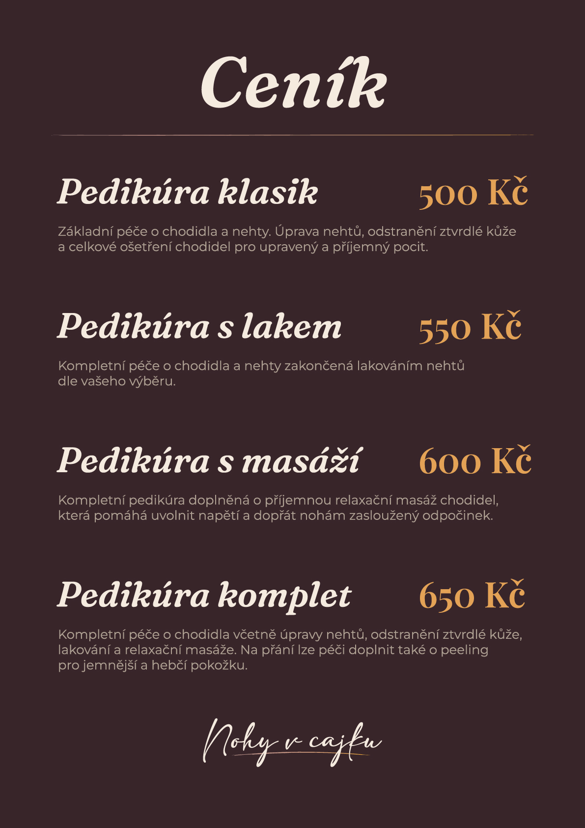 Nohy v cajku – Pedikúra Kralovice foto 4