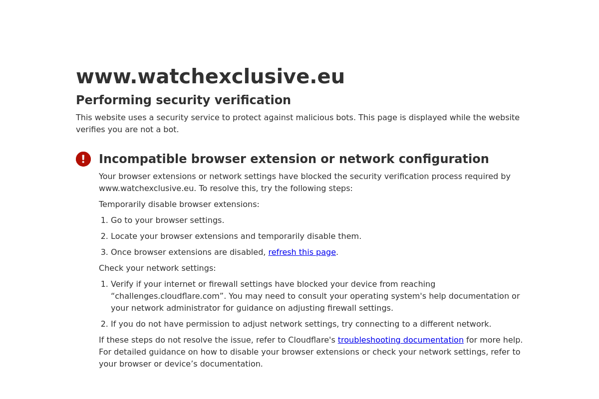 Watchexclusive.eu