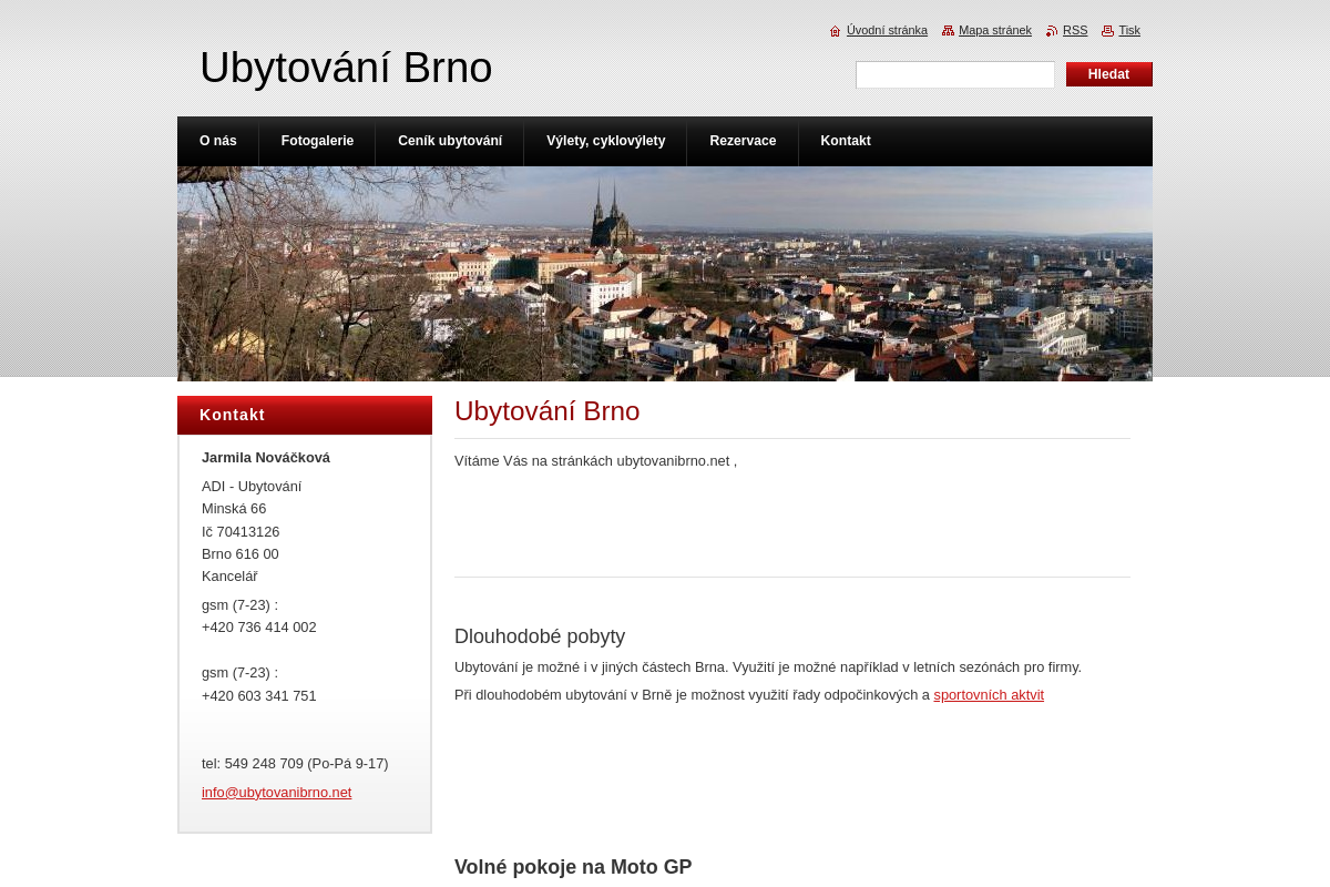 ADI - Ubytování