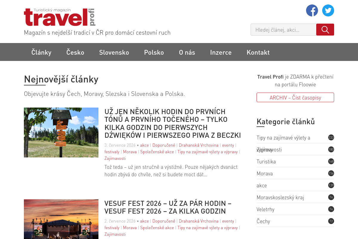 TRAVEL profi - turistický magazín