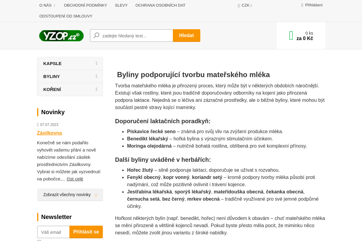 Yzop.cz