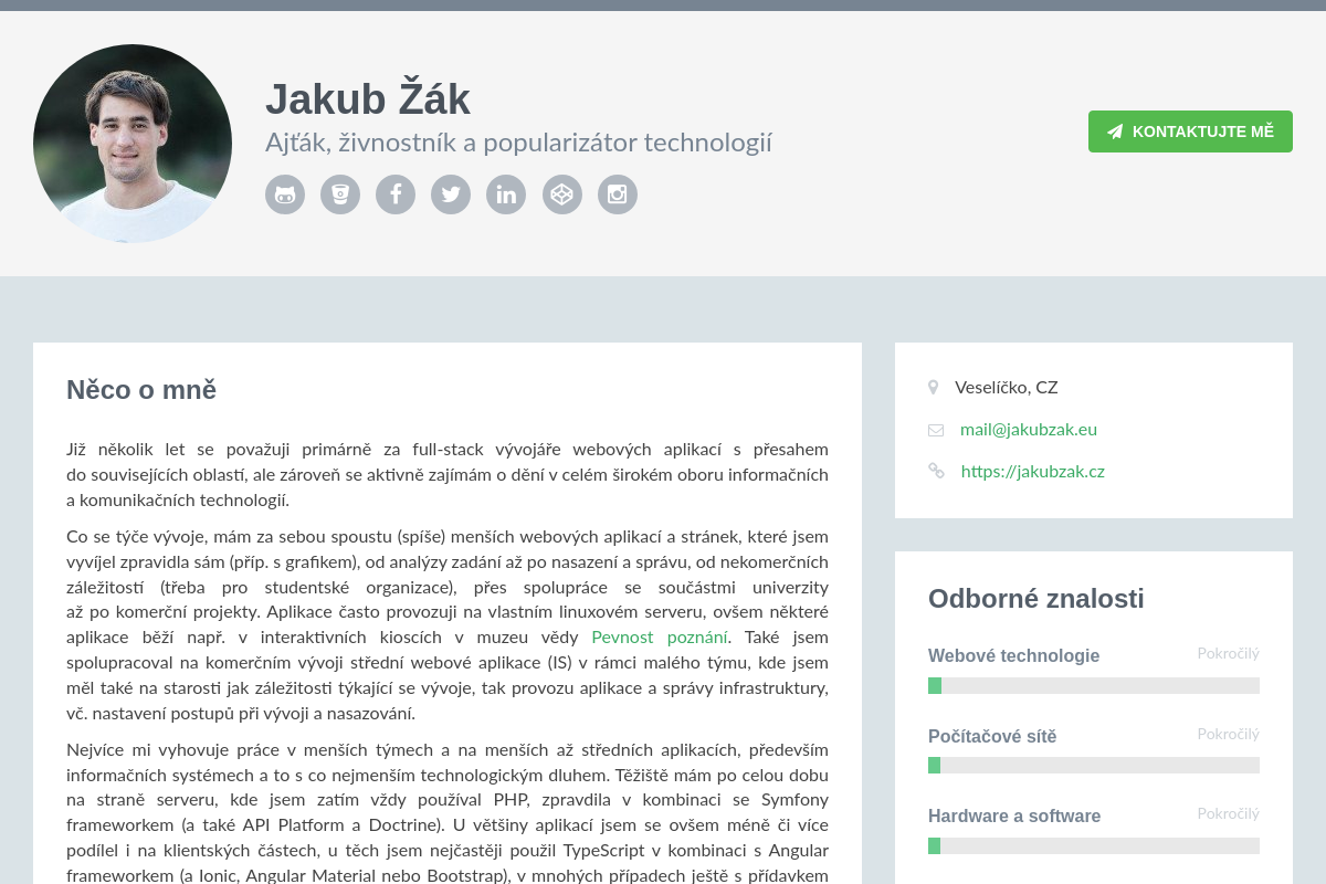 Tvorba webů Jakub Žák