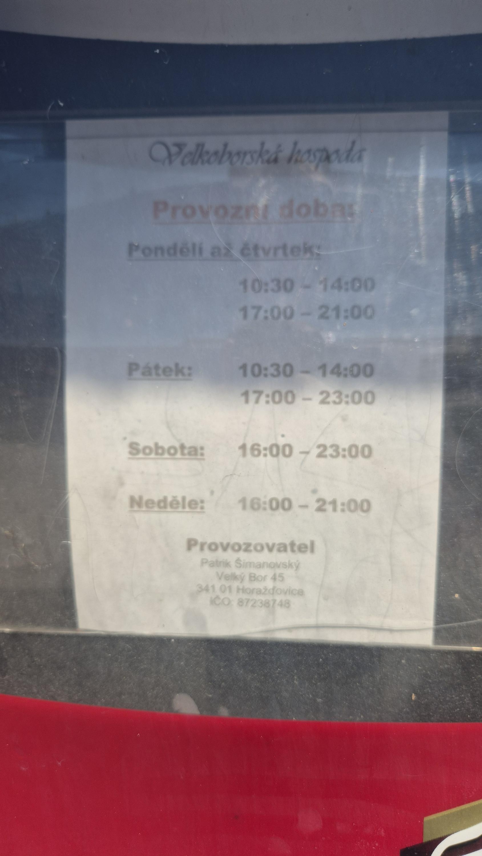 Velkoborská hospoda foto 2