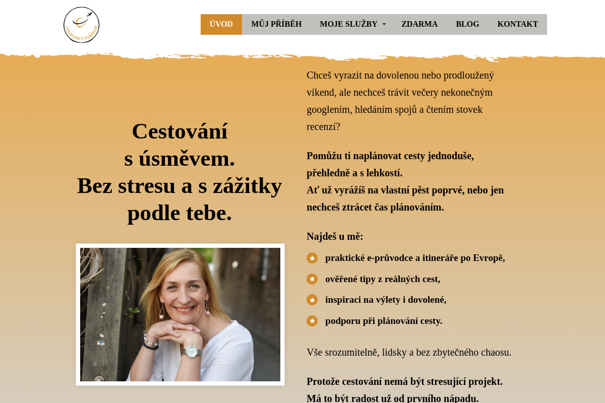 Hedvika Peremská - Cestování s úsměvem
