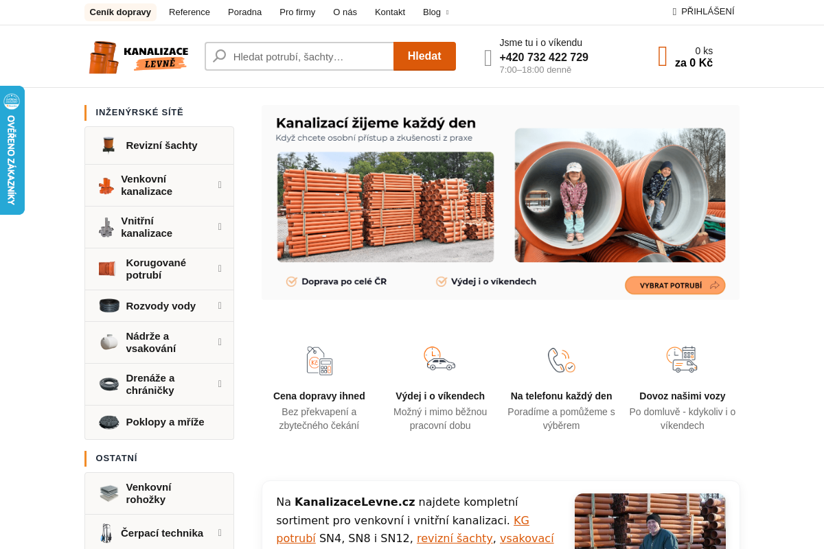 Kanalizacelevne.cz