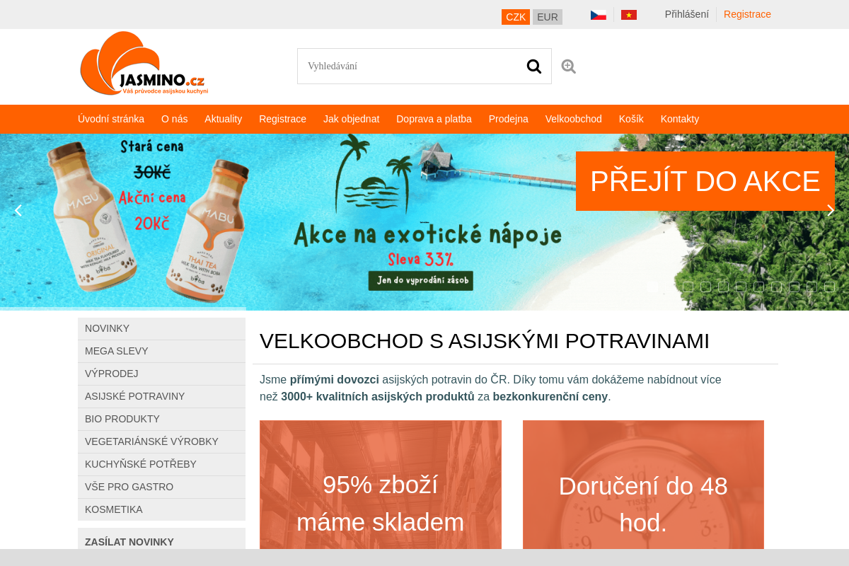 Jasmino.cz - Velkoobchod s asijskými potravinami