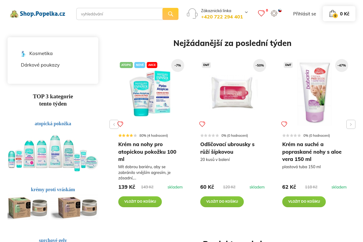 Shop Popelka.cz
