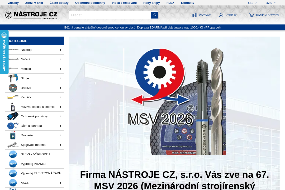 E-SHOP NÁSTROJE CZ