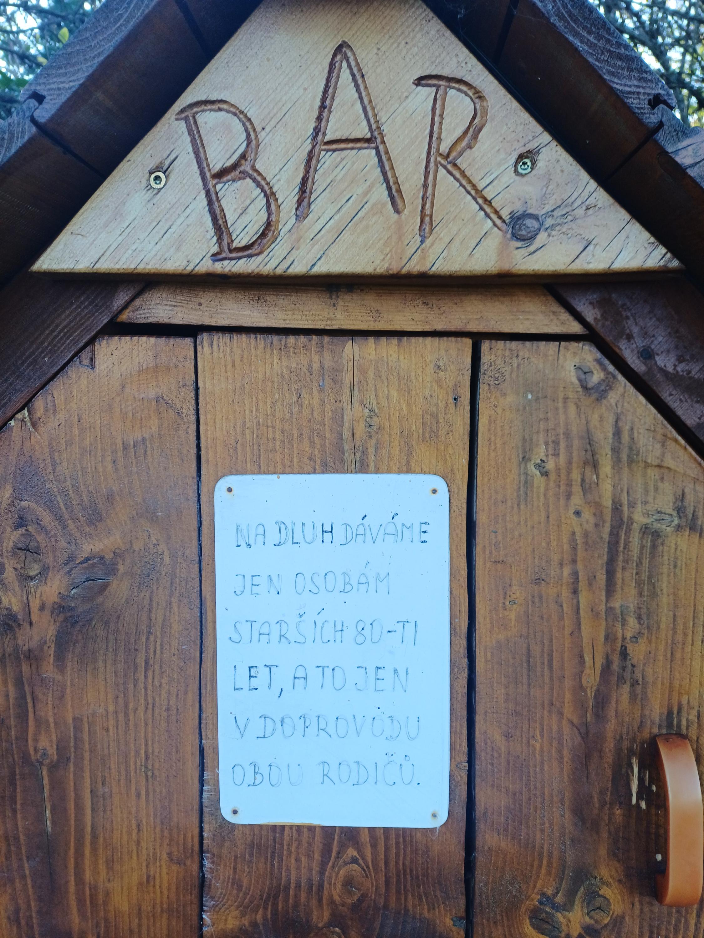 Bar vyhlídkové místo Čarabovská foto 1