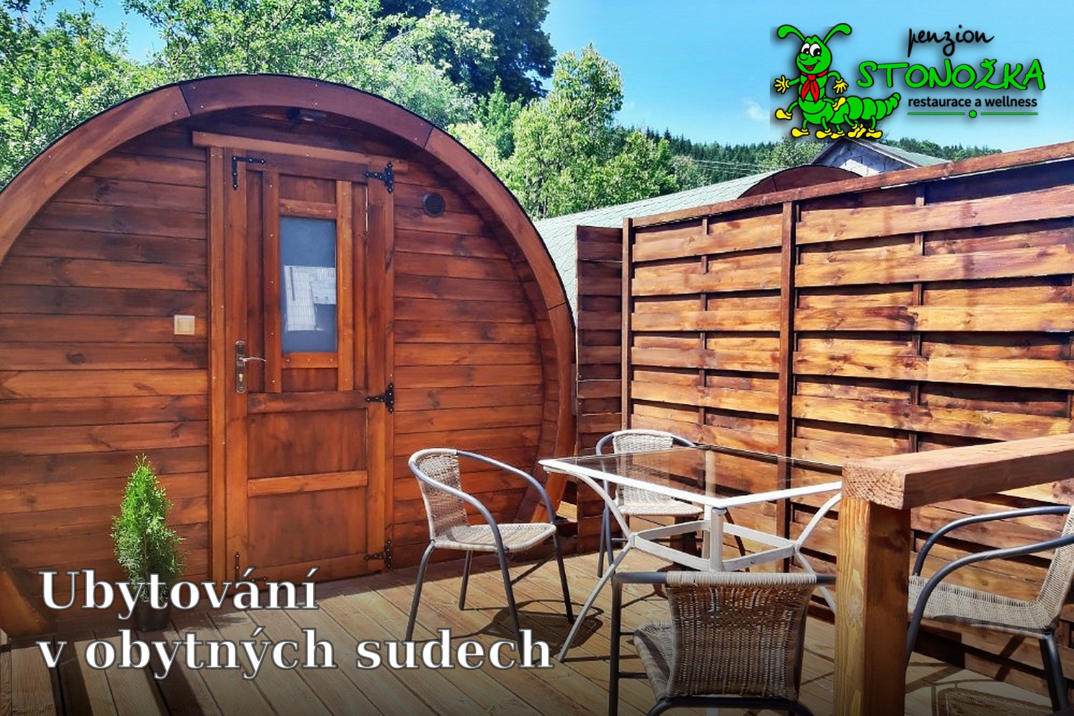 Ubytování v obytných sudech