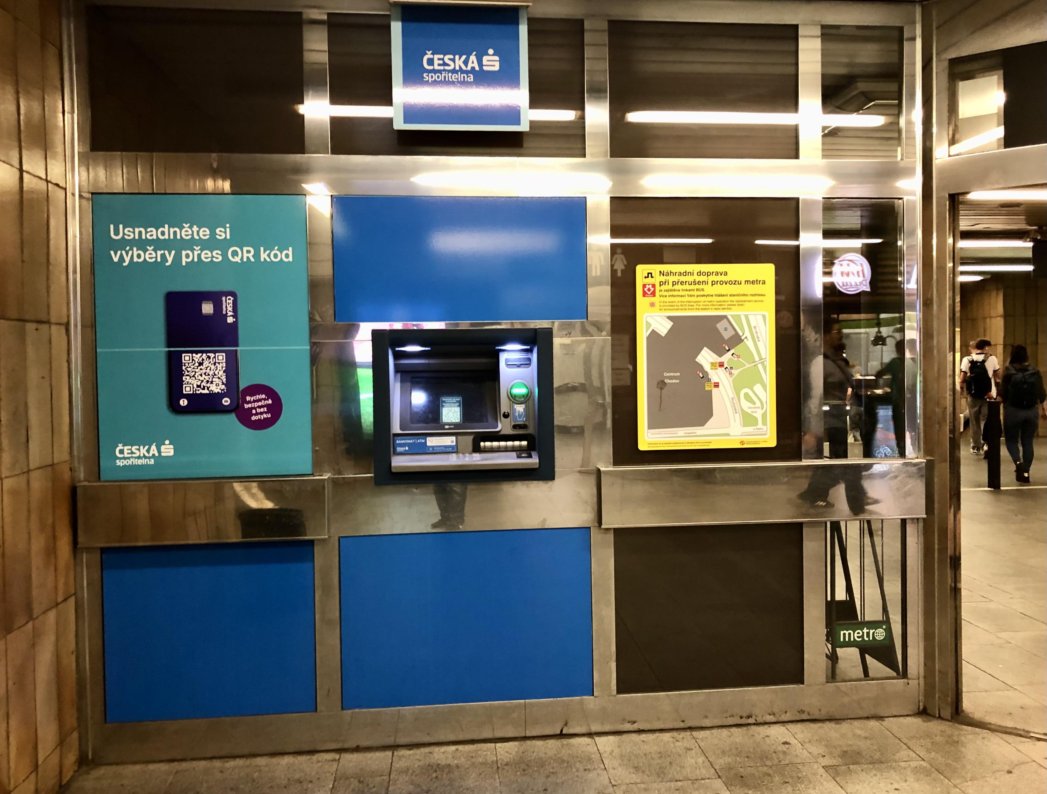 Bankomat České spořitelny