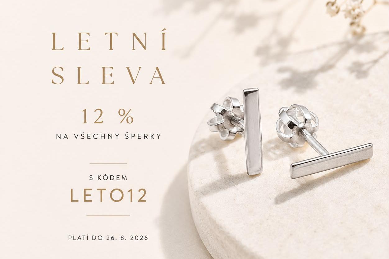 Letní 12% sleva na všechny šperky