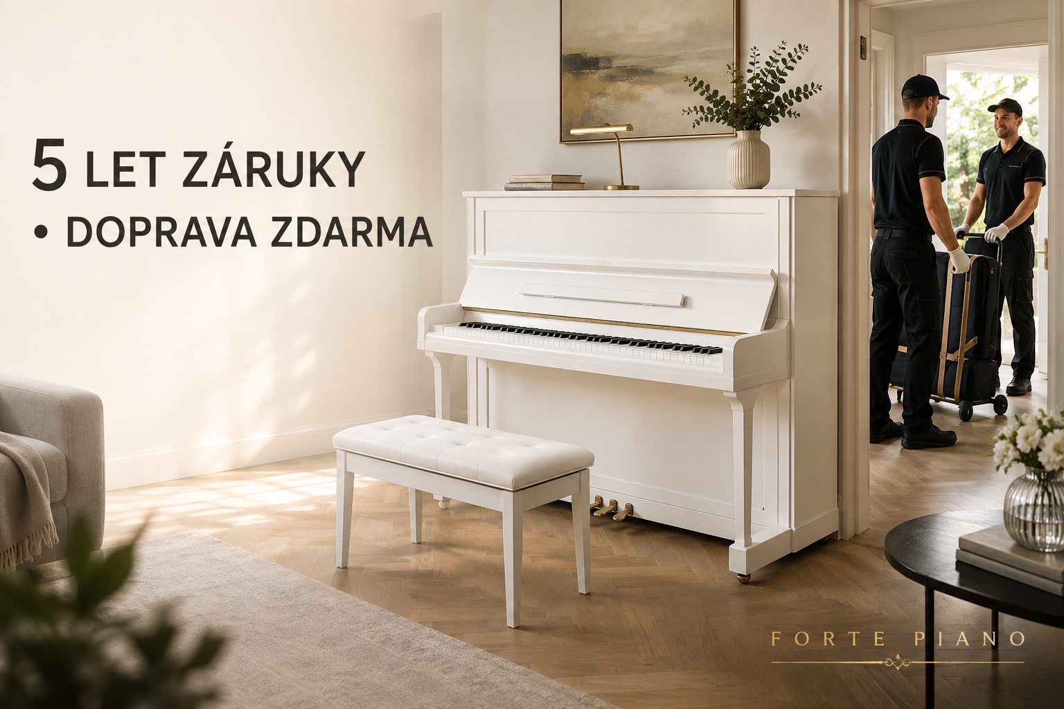 Pětiletá záruka a doprava zdarma